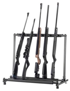 Vertical metal rack for airsoft replica - 5 slots -  2