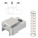 MAxx Model Hopup Chamber Hard Flat Nub (6mm) - 