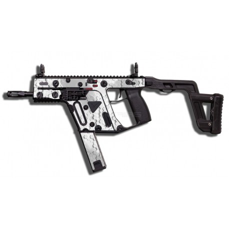 ASZ Complete adhesive kit for Krytac Kriss Vector AEG + one extra mag - Hexatal white - 