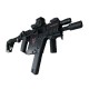 ASZ Complete adhesive kit for Krytac Kriss Vector AEG + one extra mag - Black dundee 3D - 