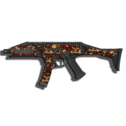 ASZ Complete adhesive kit for Scorpion EVO 3A1 + one extra mag - Skull&Roses - 