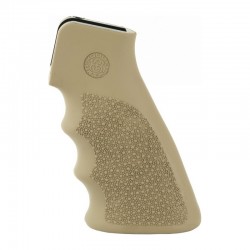 Hogue AR-15/M-16 Rubber Grip with Finger Grooves - FDE - 