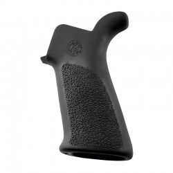 Hogue AR-15/M-16 OverMolded Rubber Beavertail Grip - Black - 
