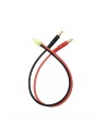 Mini Tamiya male to 4mm male banana plug cable - 300mm