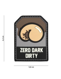 Patch Velcro Zero Dark Dirty - Noir -  2