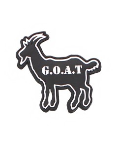 G.O.A.T. Velcro patch - Black -  2