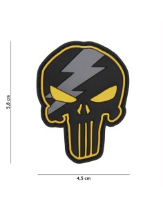 Punisher Thunder Velcro patch - Yellow -  2