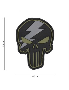 Punisher Thunder Velcro patch - Green -  2