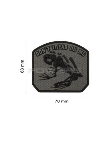 Don't Tread on me Frog  velcro patch - Ranger Green - 