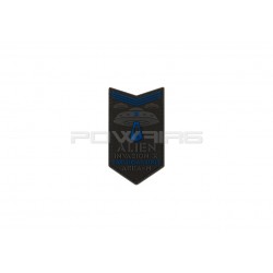 Patch velcro Alien Invasion Tactical Unit - Bleu - 