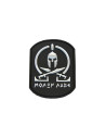 Molon Labe velcro patch - Black / White