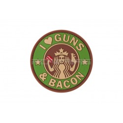 Guns and Bacon velcro patch - Multicam - 