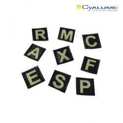 Patch velcro lettre "K" - Photoluminescent - 