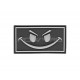 Patch Velcro Evil Smiley - Gris - 