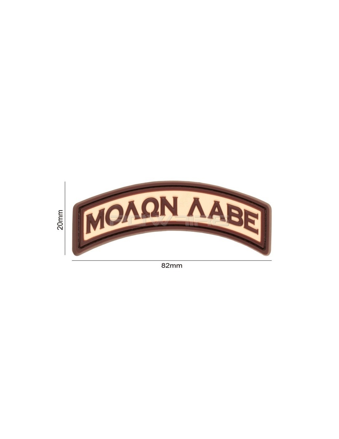 thumbnail image 2 of MOLON LABE Tab – 3.75 Inch ACU Tactical Hook Patch – Rocker Style 2 of 4