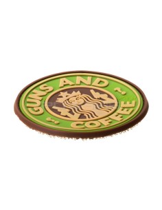Guns and Coffee velcro patch - Multicam -  2