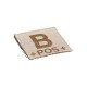 Patch velcro Groupe Sanguin desert - B+ - 