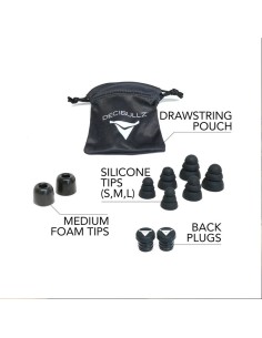 Decibullz Custom earplugs - Orange -  2