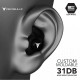 Decibullz Bouchons d'oreille sur mesure - Orange - 