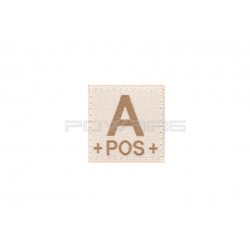 Bloodgroup velcro patch desert - A+ - 