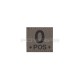 Bloodgroup OD velcro patch - O+ - 