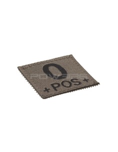 Bloodgroup OD velcro patch - O+ -  2