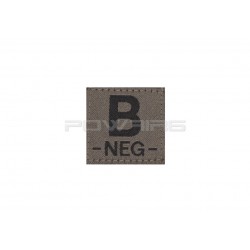 Bloodgroup OD velcro patch - B- - 