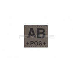 Patch velcro Groupe Sanguin OD - AB+ - 