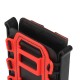 Swiss Arms FAST magazine POUCH for M4 / AK - Black / Red - 