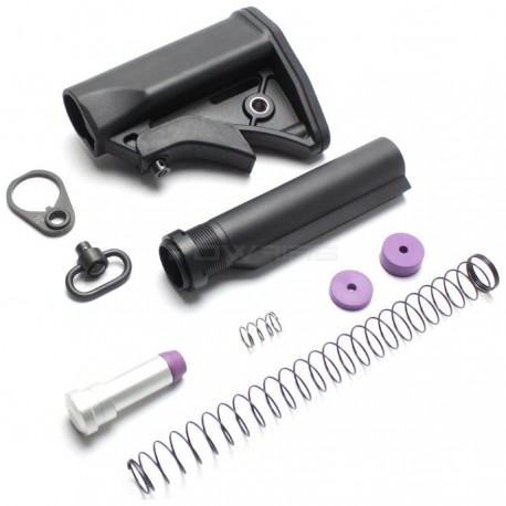 CYMA kit crosse UCIW, tube 4 positions et système de recul pour répliques M4 CGS / MWS - 
