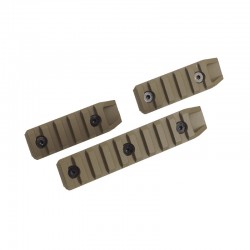 Cyma lot de 3 Rails Keymod URX tan - 