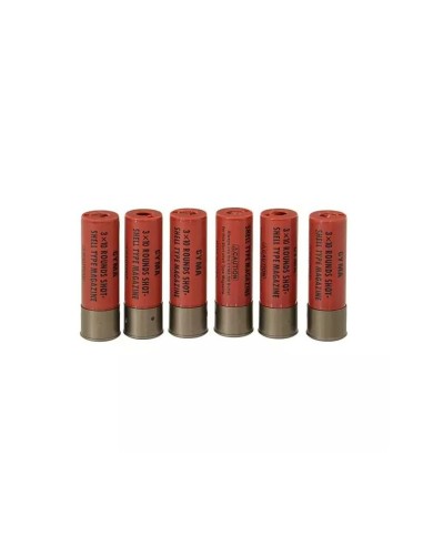 Cyma lot de 6 Cartouches rouges 30 billes pour M870 - 