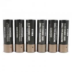 Cyma M870 black shell 30rds 6 pack - 