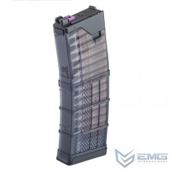 EMG Cyma 30rds Lancer L5AWM Gas Magazine for CGS / MWS - Black - 