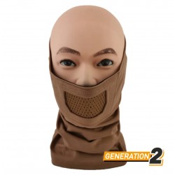 Cygnus Armory Face Warrior Plus - Coyote Brown - 