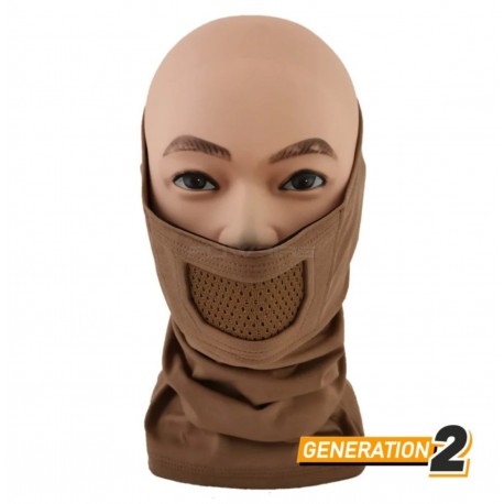 Cygnus Armory Face Warrior Plus - Coyote Brown - 