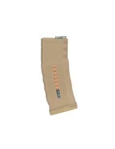 Battleaxe 150rds Enhanced Grip Polymer Magazine for M4 AEG Dark Earth -  2