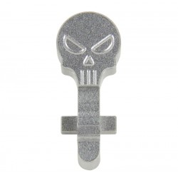 Gate Bolt-Catch 1A1 - Silver - 