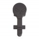 Gate Bolt-Catch 1A1 - Noir mat - 