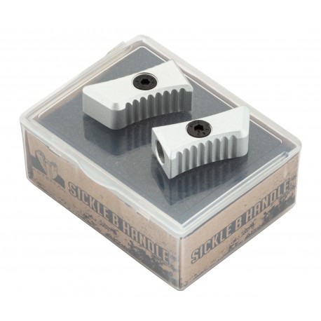 Castellan CNC latches for Ambidextrous charging handle silver - 