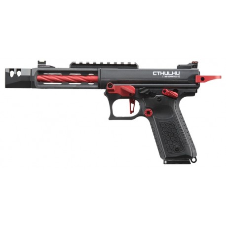 Lancer Tactical CTHULHU GBB replica - Black / Red - 