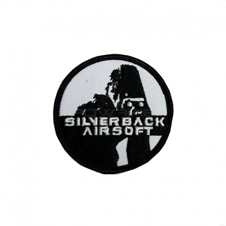 Silverback Airsoft Velcro Patch - White - 