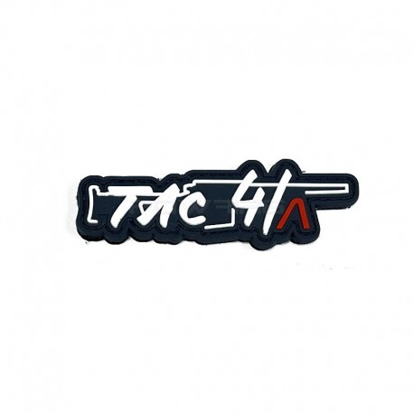 Patch Velcro Silverback Tac41 A - Noir et Blanc - 