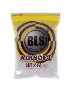 BLS billes précision 0.12gr sachet de 1kg - Blanc - 