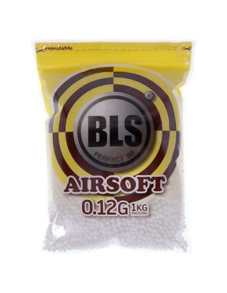 BLS billes précision 0.12gr sachet de 1kg - Blanc - 