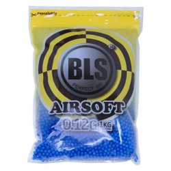BLS 0.12gr BBs precision 1kg bag - Blue - 
