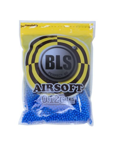 BLS 0.12gr BBs precision 1kg bag - Blue - 