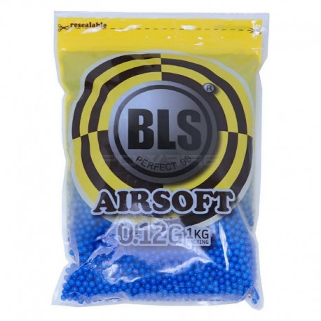 BLS 0.12gr BBs precision 1kg bag - Blue - 