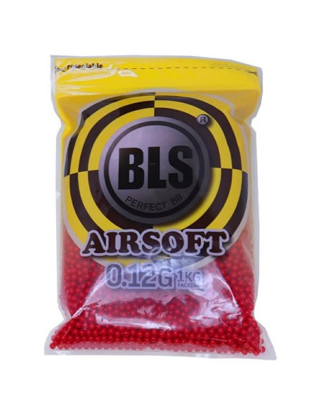 BLS 0.12gr BBs precision 1kg bag - Red - 