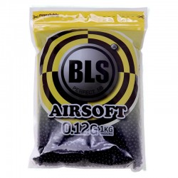 BLS 0.12gr BBs precision 1kg bag - Black - 